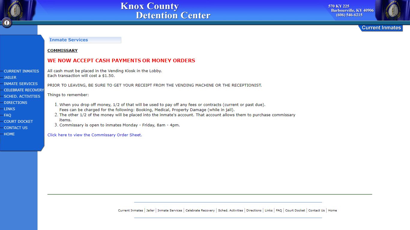 Welcome to the Knox County Detention Center