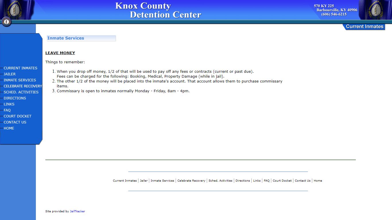 Welcome to the Knox County Detention Center